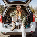 Insulated Water Bottle 87oz,Triple Wall Vacuum Stainless Steel(Dishwasher Safe),Leak Proof & Non-BPA,Flask Jug with Paracord Handle & Straw Spout Lids Sports Green