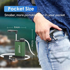 Purewell Water Purifier Pump with Replaceable Carbon 0.01 Micron Water Filter, 4 Filter Stages, Portable Outdoor Emergency and Survival Gear - Camping, Hiking, Backpacking