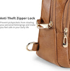 Crossbody Bags for Women Anti Theft Vegan Leather Sling Bag RFID Blocking Chest Bag for Travel