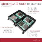 Compression Packing Cubes for Travel Organizers with Double Zipper, LeanTravel