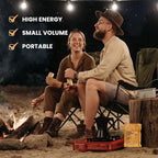 Emergency Food Ration Bars, Peanut Flavor Survival Tabs Supply for Outdoor Camping Emergency Snowstorm Earthquake Disaster Preparedness Kit With Long Self Life 12 Count