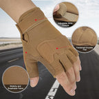 FIORETTO Fingerless Gloves for Airsoft Shooting Half Finger Hunting Hiking Cycling Driving Motorcycle Climbing Work Gloves M210603