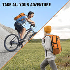 Zavothy 18L Multipurpose Hiking Backpack with 3L Water Bladder – Durable Hydration Backpack with Insulated Bladder Compartment, Hidden Helmet Holder & Rain Cover – for Hiking, Commuting, and Camping