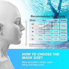 Devilfish Full Face Snorkel Mask Adults, Dry Top System Snorkeling Set with Foldable Sunglasses, 180 Degree Panoramic View Snorkel Gear, Scuba Diving Masks Anti-Leak & Anti-Fog