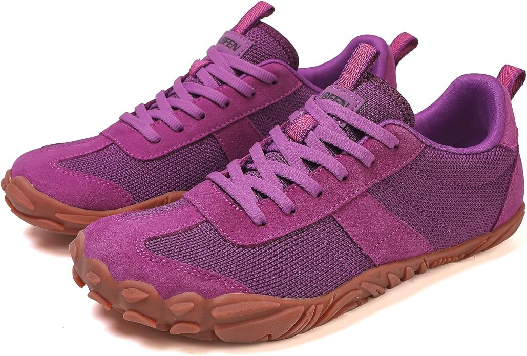 UBFEN Sneakers Barefoot Shoes for Womens Mens Minimalist Trail Running Hiking Comfortable Walking