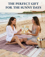 LANE LINEN Beach Towels for Women, 2 Pack Large Beach Towels Oversized, Pre-Washed, No-Shrink Sand Free, Quick Dry, Lightweight Travel Towel, Soft Beach Bath Towel, 39"x71" - Fired Brick