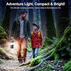 LETMY LED Camping Lantern for Power Outages, 3 Color Modes & Dimmable Battery Powered Lantern, IPX4 Waterproof & Collapsible, Lanterns Flashlight Survival Kits for Emergency Hurricane Hiking, 4 Pack
