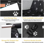 BYGD Dog Car Seat - Breathable & Foldable Pet Basket with Cushion, Suitable for Small & Medium Pets