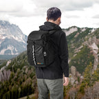 SUN CUBE Cooler Backpack 33 Can, Leakproof Insulated Backpack Cooler for Men Women, Camping Cooler Backpack for Beach Travel Hiking, Waterproof Lunch Backpack, Black