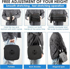 2 Pack Collapsible Stool - Portable Folding Stool for Adults, Lightweight Yet Sturdy 400lbs Capacity for Camping Fishing Hiking Outdoor