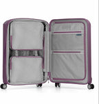 Traveler's Choice Pagosa Hardshell Expandable Luggage with Spinner Wheels, Mauve, 3-Piece Set (22/26/30)