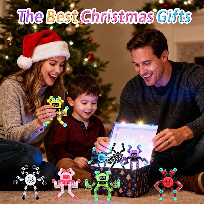 Transformable Fidget Spinners Toys for Adults and Kids,Cool Fingertip Gyros,Sensory Toys for Teens Boys Age 8-12 ADHD Autism Relief Stress Birthdays Gifts Party Favors Easter Travel Toys