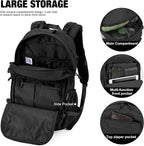 Mardingtop Small Tactical Backpack,Molle Hiking Backpack for Backpacking,Cycling and Biking,25L Backpack