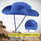 Connectyle Men's Sun Hat UPF 50+ Wide Brim Bucket Hats for Fishing Hiking Gardening Adjustable Boonie Hat Outdoor Safari Hats