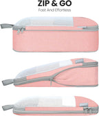 8 Set/6 Set/4 Set Compression Packing Cubes for Travel, Lightweight Vacation Travel Essentials, Travel Accessories for Suitcase Organizer Bags Set, Durable Luggage Organizer