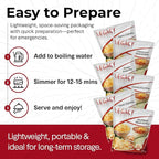 Legacy Food Storage Gluten Free 3 Day Kit, Emergency Food Supply, 12,080 Total Calories, 32 Large Servings, Shelf Stable, Freeze Dried Survival Meals for MRE Camping, Hiking, & Backpacking