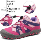 Mishansha Kids Hiking Boots Toddler Girls Boys Hiking Shoes Water-Resistant Anti-Collision Non-Slip Athletic Outdoor Trekking Boots