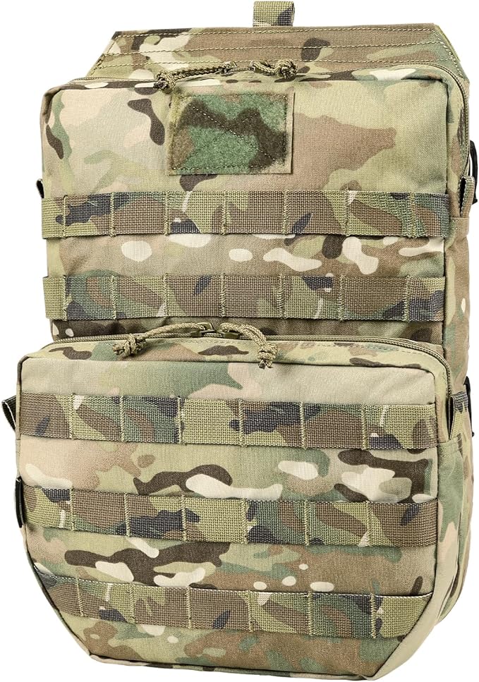 Tactical Molle Hydration Pack 3L Hydration Carrier Pack Water Reservoir Bag for Molle Vest Backpack