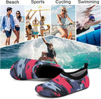 ANLUKE Womens Mens Water Shoes Barefoot Quick-Dry Aqua Socks for Beach Swim Surf Water Sport