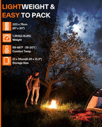 Sportneer Sleeping Bag, 3 Seasons Warm Cold Weather Sleeping Bags for Adults Kids Boys Girls with Compression Sack- Lightweight Camping Essentials Gear Accessories, Backpacking, Hiking