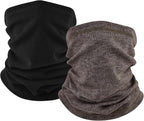 Winter Neck Gaiter Warmer, Soft Fleece Face Mask Scarf for Cold Weather Skiing Cycling Outdoor Sports