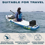 UPWELL 11’6”/11'2”/11'/10'8”/10'6”/10'2” Inflatable Stand Up Paddle Board with sup Accessories Including Backpack, Repairing Kits, Non-Slip Deck, Leash, 3 Fins, Paddle and Hand Pump