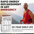 Katadyn NRG-5 Emergency Food Ration 500g Pack of 24 (216 Bars) Ready to Eat 2380 kcal per Pack, Vegan, Lactose-Free, GMO-Free | Long-Term Survival, Emergency Preparedness & Outdoor Adventure Food Bars