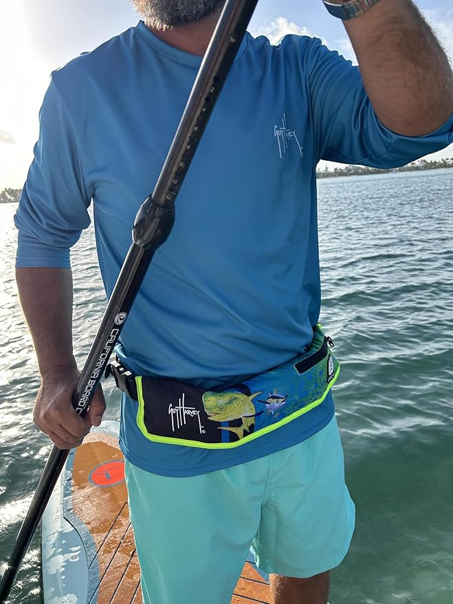 BLUESTORM Cirro 16 Manual Inflatable Belt Pack for Adults | US Coast Guard (USCG) Approved Life Jacket Waist Belt PFD for SUP Paddleboarding, Fishing & Kayaking