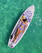 Inflatable Paddle Board 11 '* 34 "* 6" Extra Wide Sup Board, 420lb Capacity Paddle Board for Adults, Suitable for Sea and Lakes, 2+1Family Board