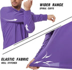 ProtectX High Visibility Sun Protection Lightweight Long Sleeve Hoodie, UPF 50+ Quick-Dry, SPF UV Shirt, Active Wear