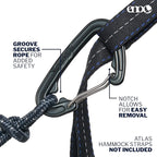 ENO DoubleNest Hammock - Lightweight, Portable, 1 to 2 Person Hammock - for Camping, Hiking, Backpacking, Travel, a Festival, or The Beach - Fade/Seaglass