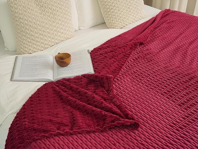 220 * 200CM Soft and Cozy Flannel Throw Blanket with New Stripe Design Lightweight and Warm Sofa Couch Blanket Suitable for Camping Home Hospital