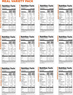 PROBAR - Meal Bar 12 Flavor Variety Pack - Natural Energy, Non-GMO, Gluten-Free, Plant-Based Whole Food Ingredients, 3 Ounce (Pack of 12) - Flavors May Vary