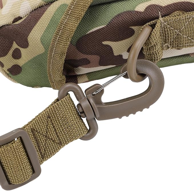 Outdoor Water Canteen, 1.5L Large Capacity Outdoor Water Bottle Handheld Portable Flat Camping with D Shaped Buckle & Adjustable Strap Buckle for Camping, Backpacking, Hiking