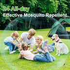 48 Pack Mosquito Repellent Bracelets, Individually Wrapped, DEET Free, Natural and Waterproof Bands