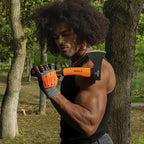 KSEIBI Wood Axe, Small Outdoor Camp Hatchet for Splitting and Kindling Wood, Forged Steel Blade with Anti-Slip and Shock Reduction Handle Great Throwing Axes and Hatchets (Modern)