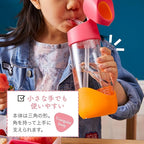 b.box Kids Water Bottle – 20oz Tritan Toddler Drink Bottle with Straw for School, Daycare, Travel w/Easy-Grip Triangular Design, Leak Proof Lid & Handle, BPA Free, Dishwasher Safe (Indigo Rose)