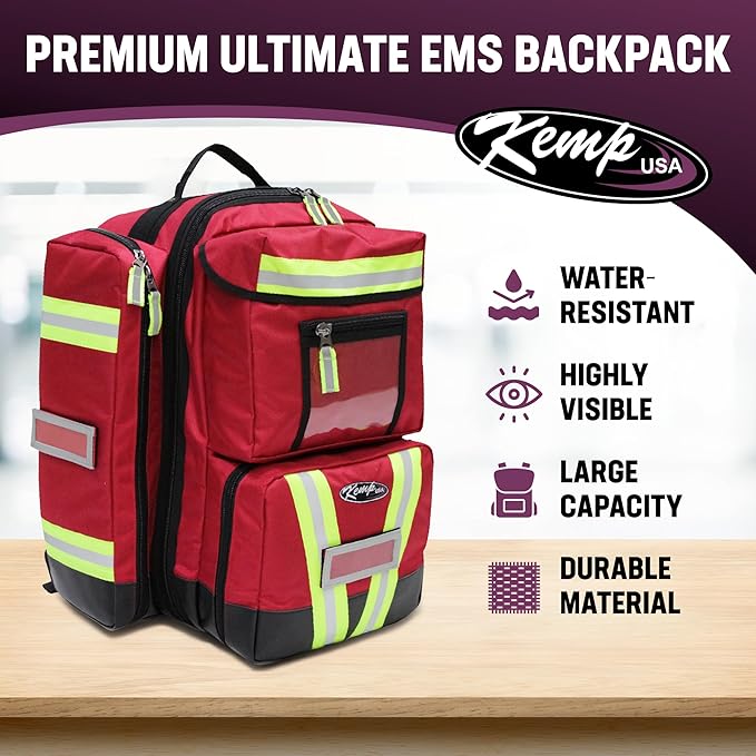 Kemp USA Premium Ultimate EMS Backpack