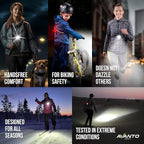 AVANTO PRO Chest Light, Original, USB-C Rechargeable, Running Lights for Runners, 500lm Adjustable Beam, 3-5h Use Time, Running Headlamp Flashlights, Walking Lights for Night Walking, Yellow