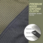 Outdoor Folding Chair Heavy Duty with Thick Cushion – Portable Camping Chair for Backyard, Beach & Hiking, 450lbs