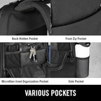 Kenneth Cole REACTION Logan Neoprene Travel 16" Laptop Backpack, Black