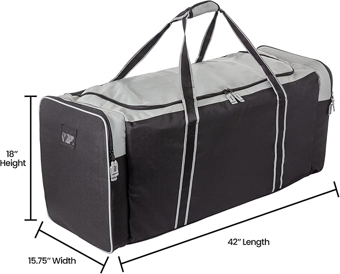 Jetstream Heavy Duty Multi Pocket Durable Sports Gym Equipment Travel Duffel Bag