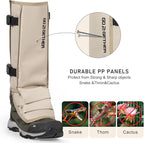 Snake Gaiter, Gaiters for Hunting, Waterproof Snake Chap for Men and Women,Shoe Boot Leg Gaiter with Adjustable Size