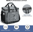 RealCool Soft Cooler Bag 35/45Can, Collapsible Cooler Insulated Leak Proof, Large Lunch Box for Men Women, Soft-Sided Cooler for Picnic, Grocery, Beach, Camping, Travel