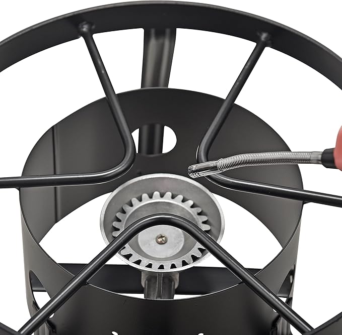 ARC Propane Burner, 55,000 BTU Cast Iron Single Burner Propane Stove for Outdoor Cooking with Rust-proof Hose & Adjustable Regulator, Great for Turkey Fry, Crawfish Boil, Home Brewing