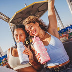 BOTTLE BOTTLE 32oz Insulated Water Bottle Stainless Steel Sport Water Bottle with Straw Dual-use Lid Design for Gym with Pill Box