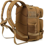 QT&QY 25L/45L Military Tactical Backpack For Men Molle Daypack 3 Day Bug Out Bag Hiking Rucksack With Bottle Holder