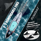 FunWater Inflatable Stand Up Paddle Board 10'/10'6"/11'/11'6" Paddle Board for Adults & Youth, Paddleboards Inflatable with Premium SUP Accessories, Wide Stable, Non-Slip Comfort Deck