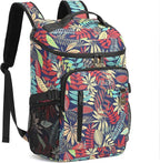 Kalesi Cooler Backpack 36 Cans Lightweight Insulated Backpack Cooler Leak-Proof Travel Camping Lunch Backpack Outdoor Cutlery Backpack for Men and Women