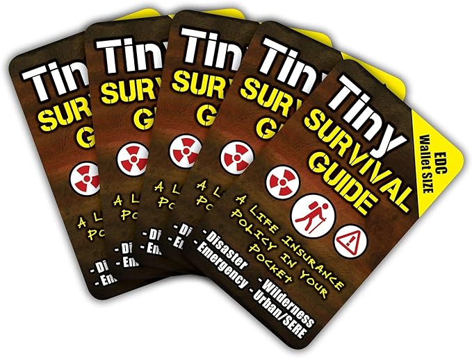 The Ultimate Survive Anything Tiny Survival Guide for Emergency Disaster Micro Guide First Aid Survival Pocket Handbook Easily Fits in Wallet Glove Box Pouch